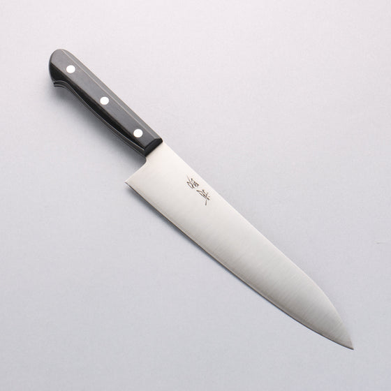 Seisuke SLD Migaki Polish Finish Gyuto 210mm Black Pakkawood Handle - Seisuke Knife