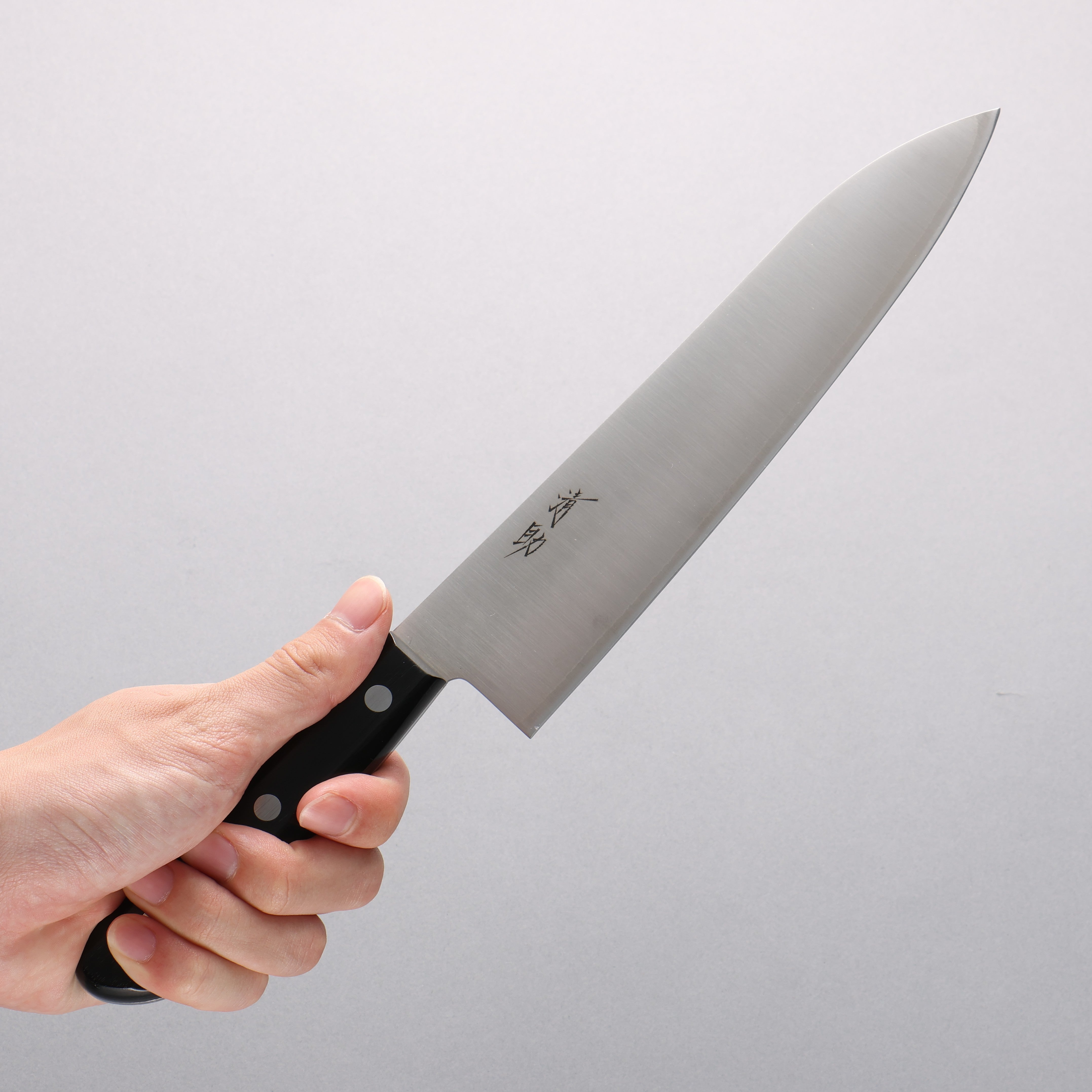 Seisuke SLD Migaki Polish Finish Gyuto 210mm Black Pakkawood Handle - Seisuke Knife
