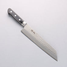  Seisuke AUS8 Hammered Kiritsuke Gyuto 210mm Black Pakka wood Handle - Seisuke Knife