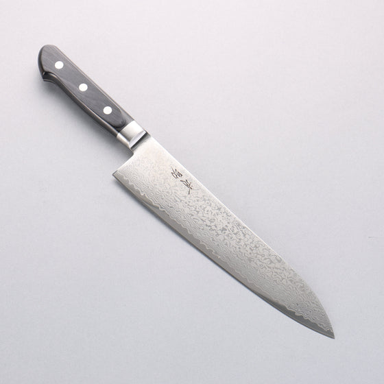 Seisuke VG10 33 Layer Damascus Gyuto 210mm Black Pakka wood Handle - Seisuke Knife