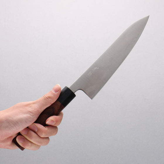 Seisuke Blue Super Gyuto 180mm Shitan Handle - Seisuke Knife