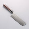 Seisuke Blue Super Nakiri 165mm Rosewood (Ferrule: Black Pakka Wood) Handle - Seisuke Knife - Slide 1