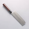 Seisuke Blue Super Nakiri 165mm Rosewood (Ferrule: Black Pakka Wood) Handle - Seisuke Knife - Slide 2