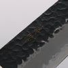 Seisuke Blue Super Hammered Kurouchi Kiritsuke Gyuto 210mm Red Pakka wood Handle - Seisuke Knife - Slide 3
