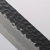 Seisuke Blue Super Hammered Kurouchi Kiritsuke Gyuto 210mm Red Pakka wood Handle - Seisuke Knife - Slide 4
