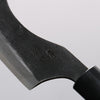 Sakai Takayuki Blue Steel No.2 Black Finished Wild Boar Skinning 80mm Magnolia (Ferrule: Black Plastic) Handle - Seisuke Knife - Slide 3