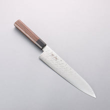  Seisuke AUS10 Mirror Crossed Gyuto 210mm Shitan Handle - Seisuke Knife