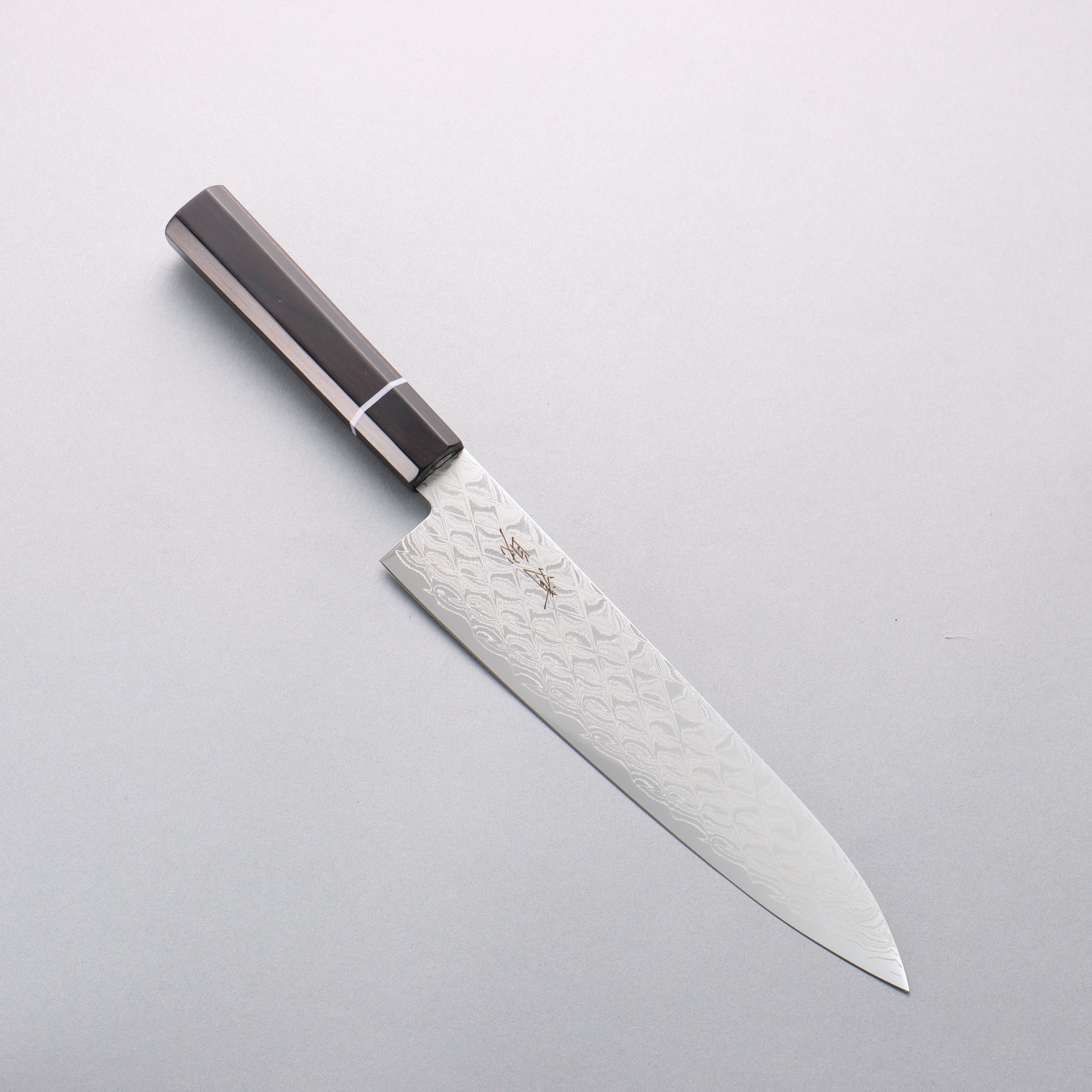 Seisuke AUS10 Mirror Crossed Gyuto 210mm Black Pakkawood Handle - Seisuke Knife