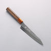Yu Kurosaki Senko Ei SG2 Hammered Petty-Utility 150mm Sandalwood (ferrule:Acrylic) Handle - Seisuke Knife - Slide 1