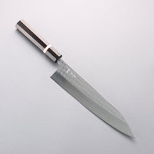  Yoshimi Kato Minamo SG2 Hammered Kiritsuke Gyuto 240mm Ebony (White Ring) Handle - Seisuke Knife