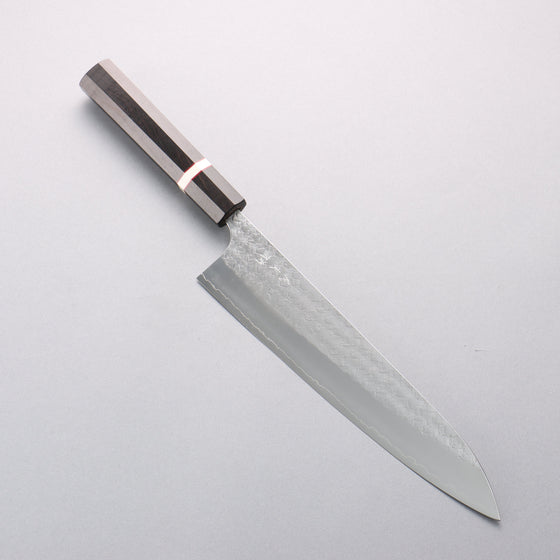 Yoshimi Kato Minamo SG2 Hammered Gyuto 240mm Ebony (White Ring) Handle - Seisuke Knife