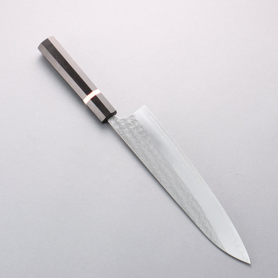 Yoshimi Kato Minamo SG2 Hammered Gyuto 240mm Ebony (White Ring) Handle - Seisuke Knife