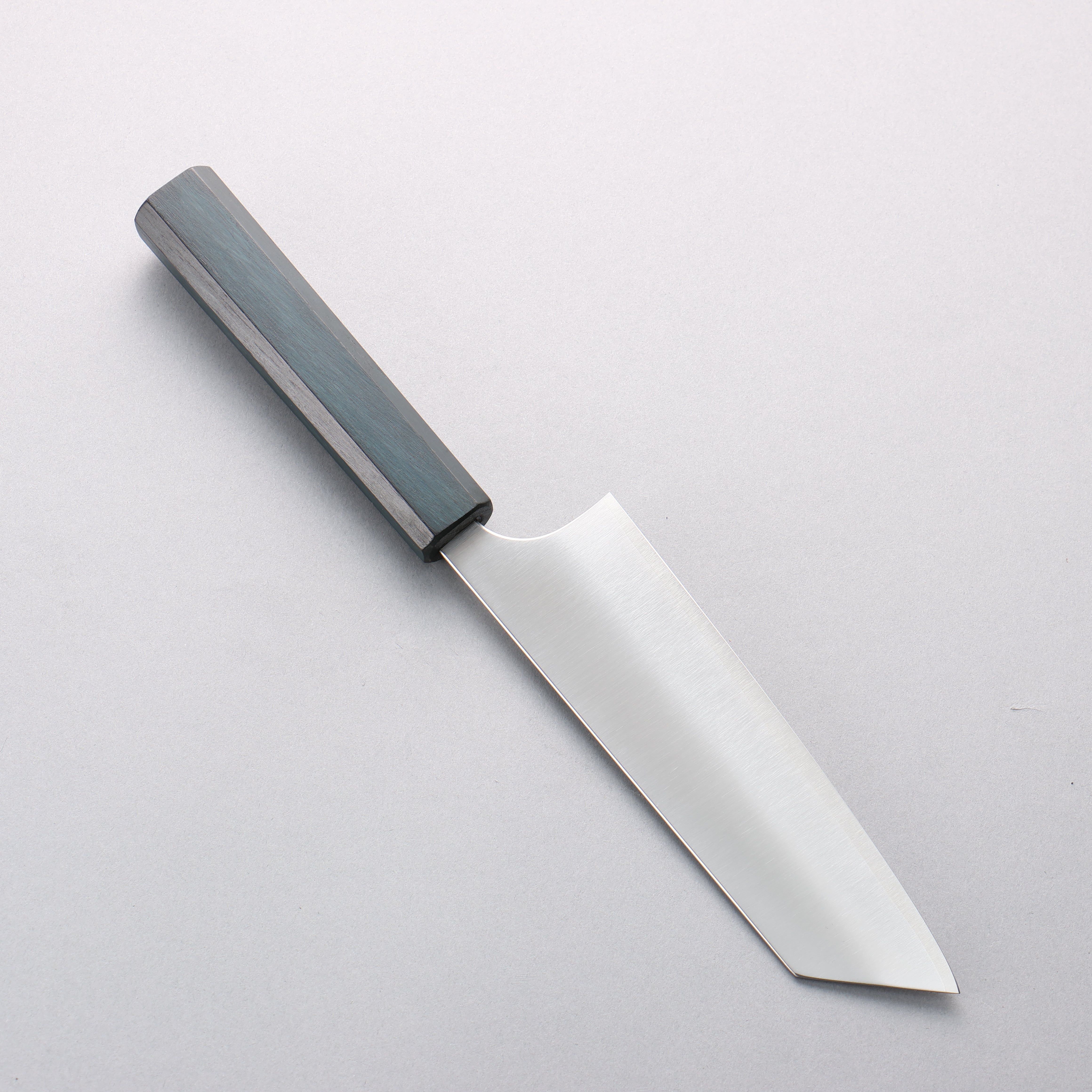 Yoshimi Kato SG2 Hammered(Maru) One side Bunka 170mm Oak (Indigo Dyed) Handle - Seisuke Knife