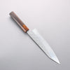 Yoshimi Kato Hyo SG2 Hammered Kiritsuke Gyuto 210mm Ebony (ferrule: Orange Resin) Handle - Seisuke Knife - Slide 2
