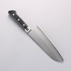 Seisuke VG5 Hammered Kasumitogi Santoku 175mm Black Pakka wood Handle - Seisuke Knife - Slide 2