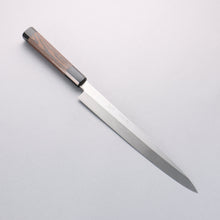  Sakai Takayuki Honyaki White Steel No.2 Yanagiba Wenge with Double Water Buffalo Ring Handle - Seisuke Knife