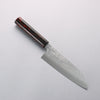 Makoto Kurosaki VG10w Damascus Santoku 165mm Lacquered (Marble pattern: Red/Black) Handle - Seisuke Knife - Slide 1