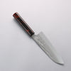 Makoto Kurosaki VG10w Damascus Santoku 165mm Lacquered (Marble pattern: Red/Black) Handle - Seisuke Knife - Slide 2
