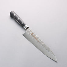  Sakai Takayuki VG10 Hammered Damascus 17 Layer Gyuto 210mm Black Pakka wood Handle - Seisuke Knife