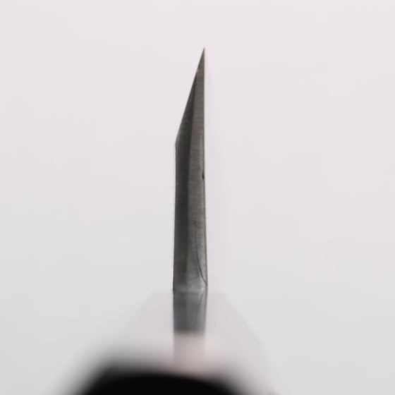 Minamoto Akitada Blue Steel No.2 Aideba 150mm Ebony Wood & Black Water Buffalo Horn Handle - Seisuke Knife