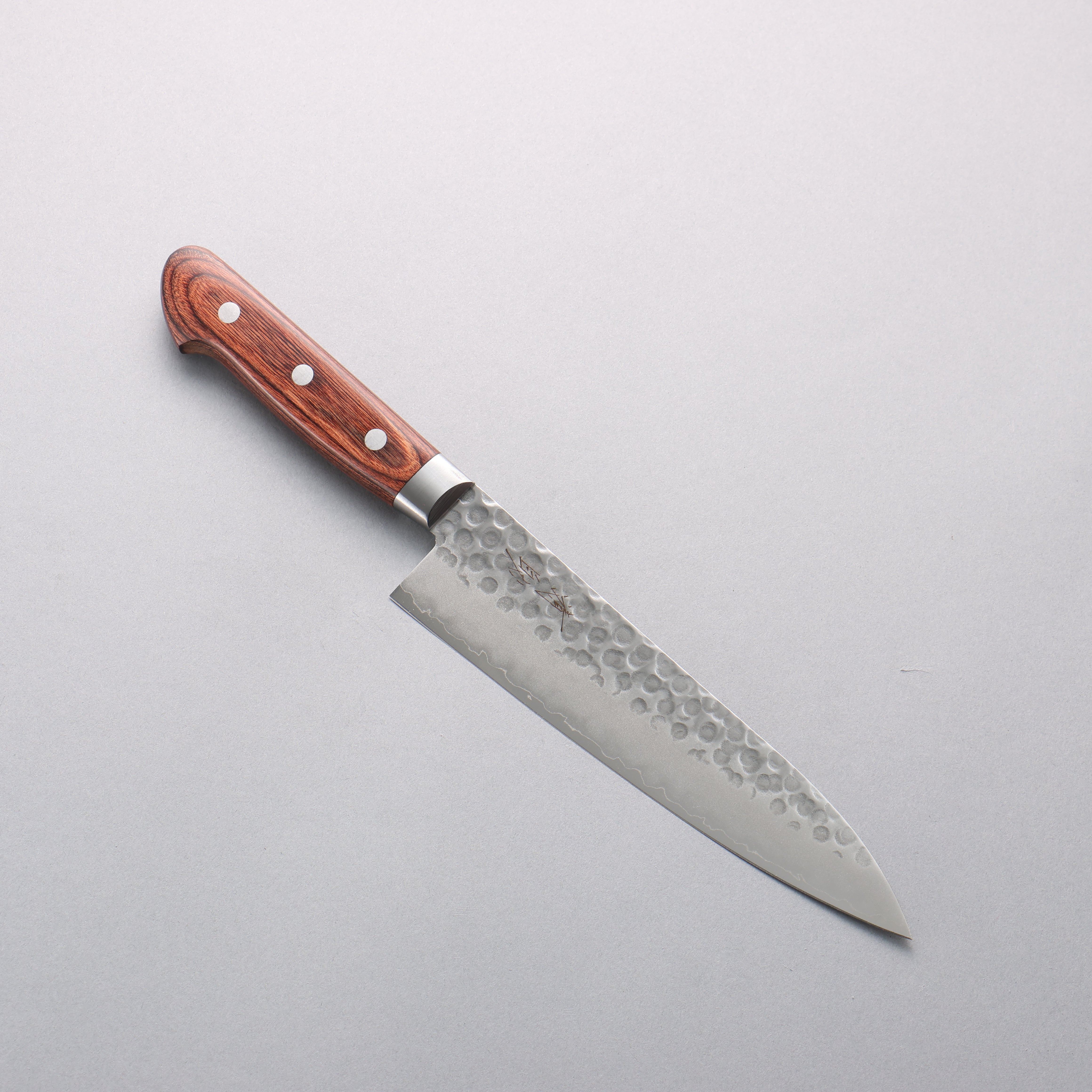 Seisuke VG10 Hammered Gyuto 180mm Mahogany Handle - Seisuke Knife