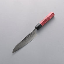  Anryu VG10 Migaki Finished Damascus Petty-Utility 150mm Red Stabilized Wood Handle - Seisuke Knife