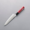 Anryu VG10 Migaki Finished Damascus Petty-Utility 150mm Red Stabilized Wood Handle - Seisuke Knife - Slide 2