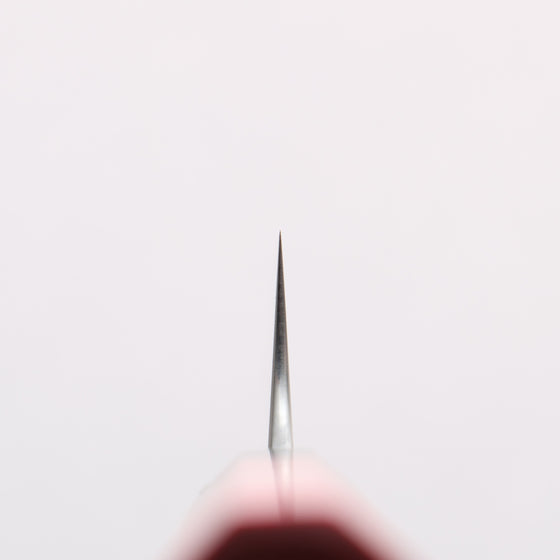 Anryu VG10 Migaki Finished Damascus Petty-Utility 150mm Red Stabilized Wood Handle - Seisuke Knife