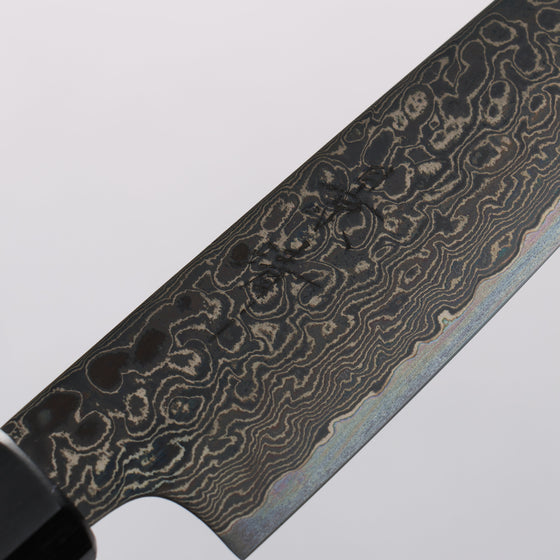 Kagekiyo ZA-18 Black Damascus Petty-Utility 150mm Walnut Handle - Seisuke Knife