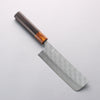 Yoshimi Kato Hyo SG2 Hammered Nakiri 165mm Ebony (ferrule: Orange Resin) Handle - Seisuke Knife - Slide 1