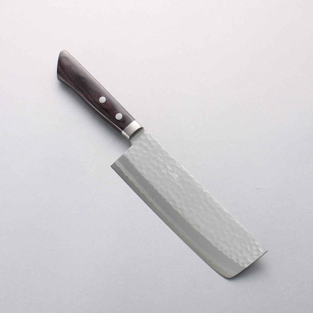 Kunihira Kokuryu VG10 Damascus Nakiri 165mm Black Pakkawood Handle