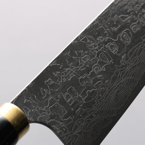 Takeshi Saji Maki-e Art Crane SG2 Diamond Finish Gyuto 240mm Wood(Lacquered) Handle with Sheath - Seisuke Knife