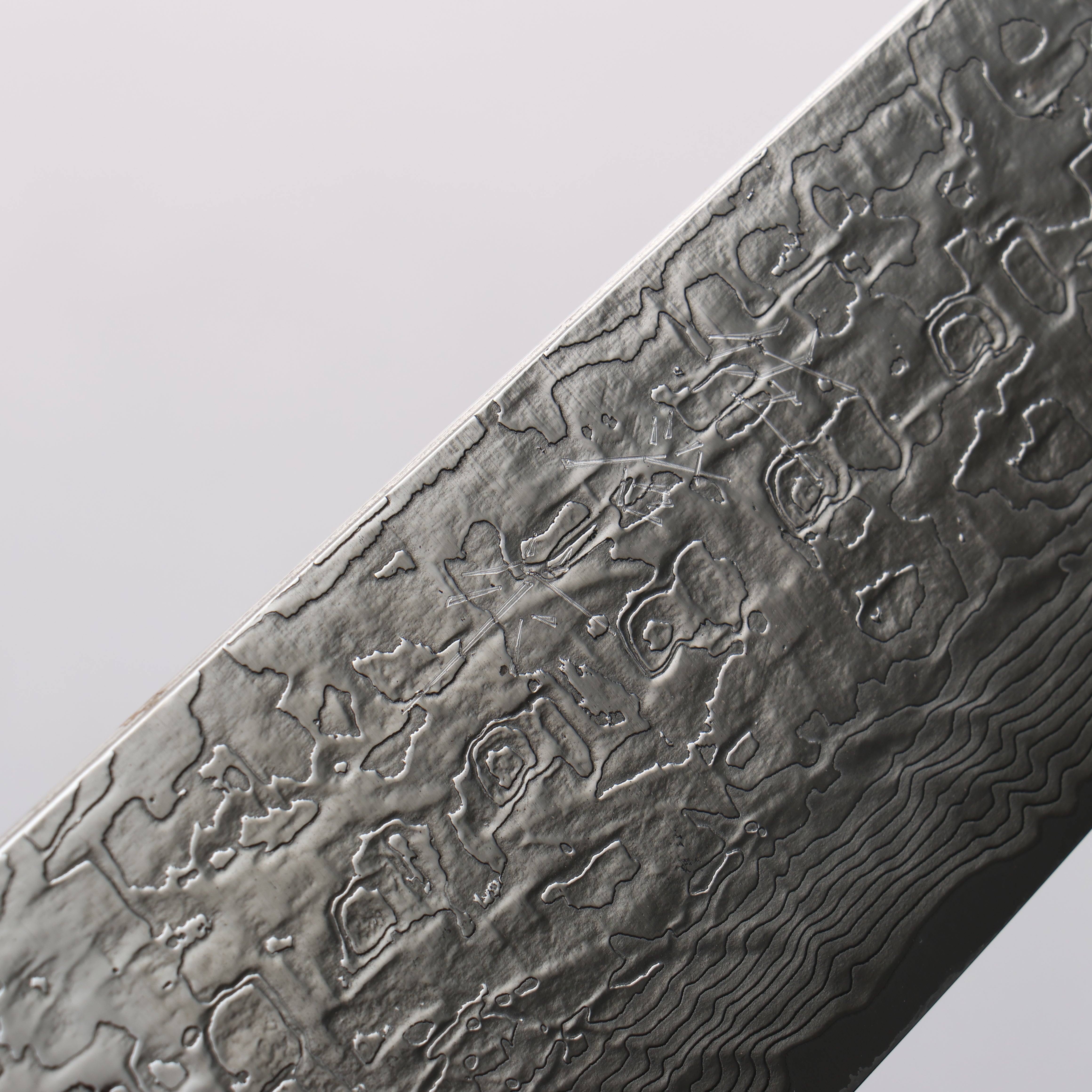 Takeshi Saji Maki-e Art Peacock SG2 Diamond Finish Gyuto 240mm Wood(Lacquered) Handle with Sheath - Seisuke Knife