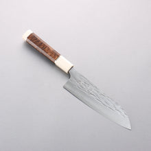  Yu Kurosaki Juhyo Cobalt Special Steel Hammered Santoku 170mm Chinese Quince (White Ferrule and End Cap) Handle - Seisuke Knife
