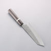 Yoshimi Kato VG10 Damascus Hammered (Narrow V) Bunka 170mm Gray Stabilized Wood (White Ring) Handle - Seisuke Knife - Slide 2