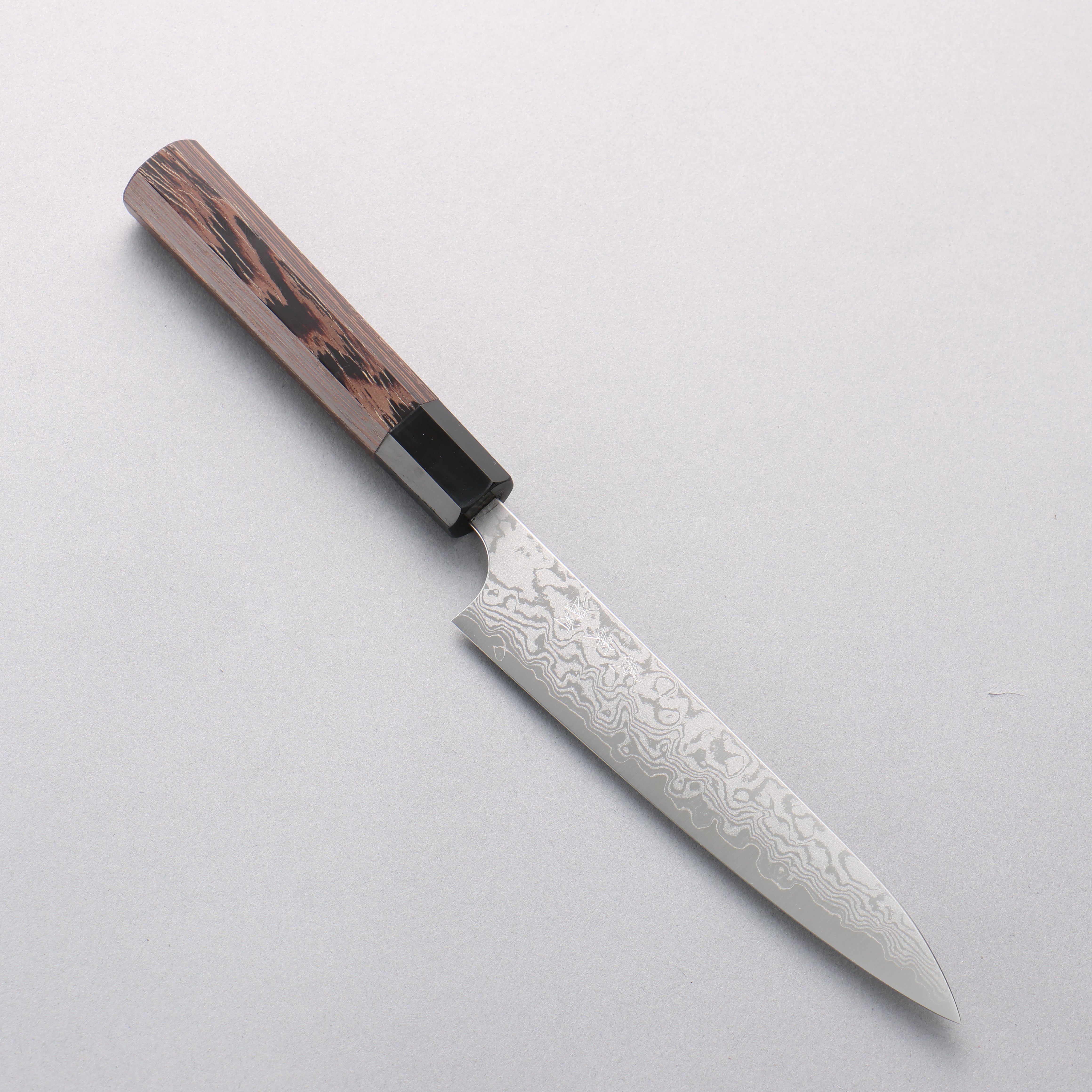 Yoshimi Kato VG10 Damascus Migaki Finished Petty-Utility 150mm Wenge Handle - Seisuke Knife