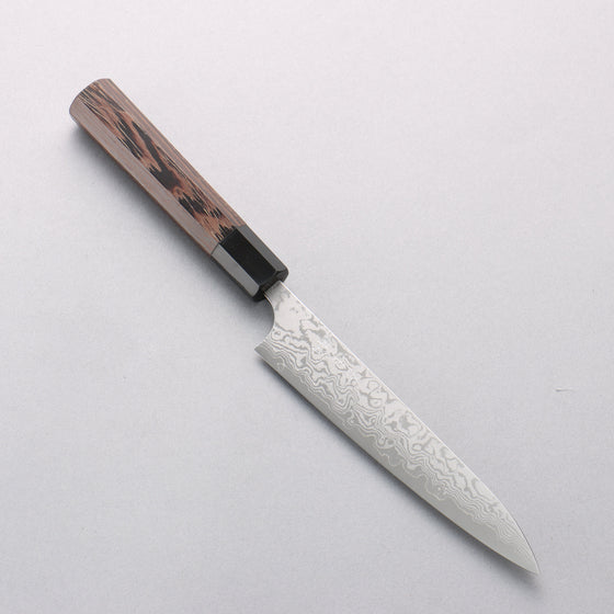 Yoshimi Kato VG10 Damascus Migaki Finished Petty-Utility 150mm Wenge Handle - Seisuke Knife