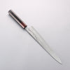 Yoshimi Kato VG10 Damascus Migaki Finished Sujihiki 270mm Ebony (ferrule: Sandalwood) Handle - Seisuke Knife - Slide 2