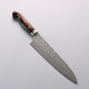 Yoshimi Kato SG2 Black Damascus Gyuto 210mm Brown Black Acrylic Handle - Seisuke Knife - Slide 1