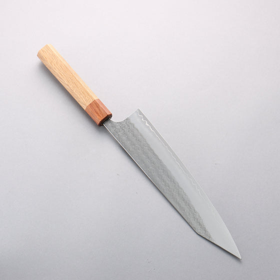 Yoshimi Kato Minamo SG2 Hammered Kiritsuke Gyuto 240mm Oak (Ferrule: Rosewood) Handle - Seisuke Knife