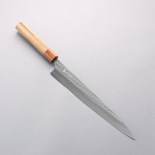  Yoshimi Kato Minamo SG2 Hammered Sujihiki 270mm Oak (Ferrule: Rosewood) Handle - Seisuke Knife