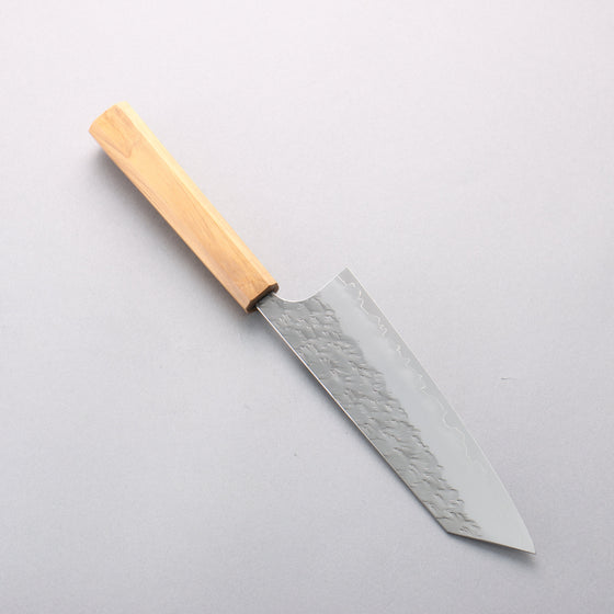 Yoshimi Kato Hyo SG2 Hammered Bunka 170mm Olive Wood Handle - Seisuke Knife