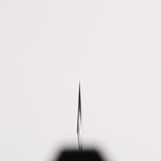 Yoshimi Kato Hyo SG2 Hammered Petty-Utility 150mm Gray Stabilized Wood (White Ring) Handle - Seisuke Knife
