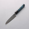 Anryu VG10 Migaki Finished Damascus Petty-Utility 120mm Blue Stabilized Wood Handle - Seisuke Knife - Slide 1