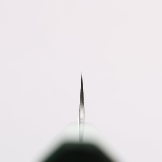 Anryu VG10 Migaki Finished Damascus Petty-Utility 120mm Green Stabilized Wood Handle - Seisuke Knife