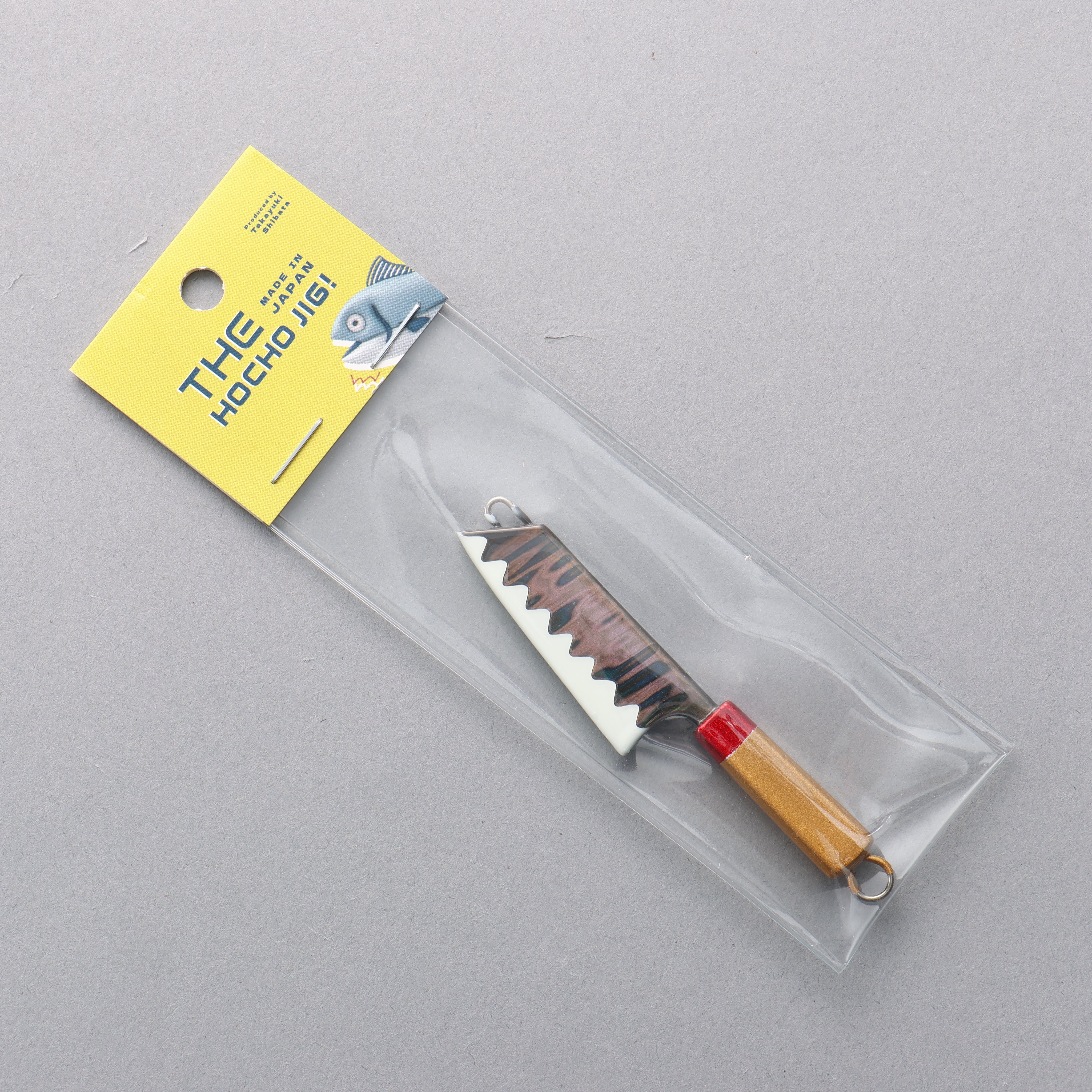 Shibata Takayuki Gold Fishing Jig - Seisuke Knife