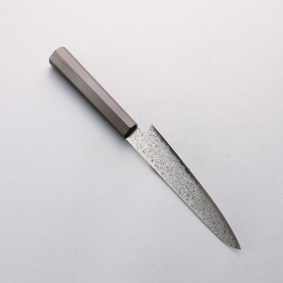 Seisuke VG10 Damascus Petty-Utility 150mm Ebony Wood Handle - Seisuke Knife