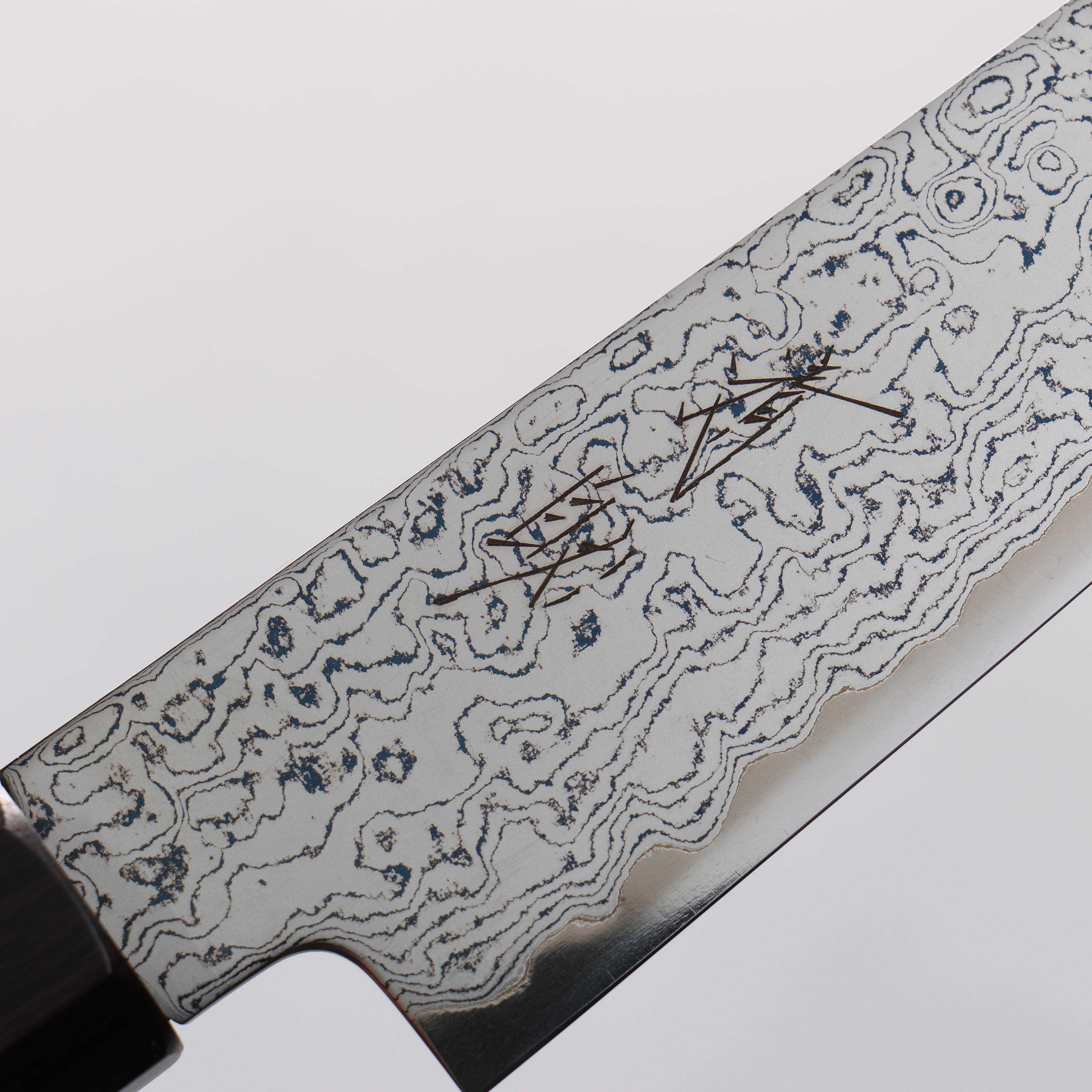 Seisuke VG10 Damascus Petty-Utility 150mm Ebony Wood Handle - Seisuke Knife