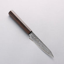  Seisuke VG10 Damascus Petty-Utility 120mm Ebony Wood Handle - Seisuke Knife