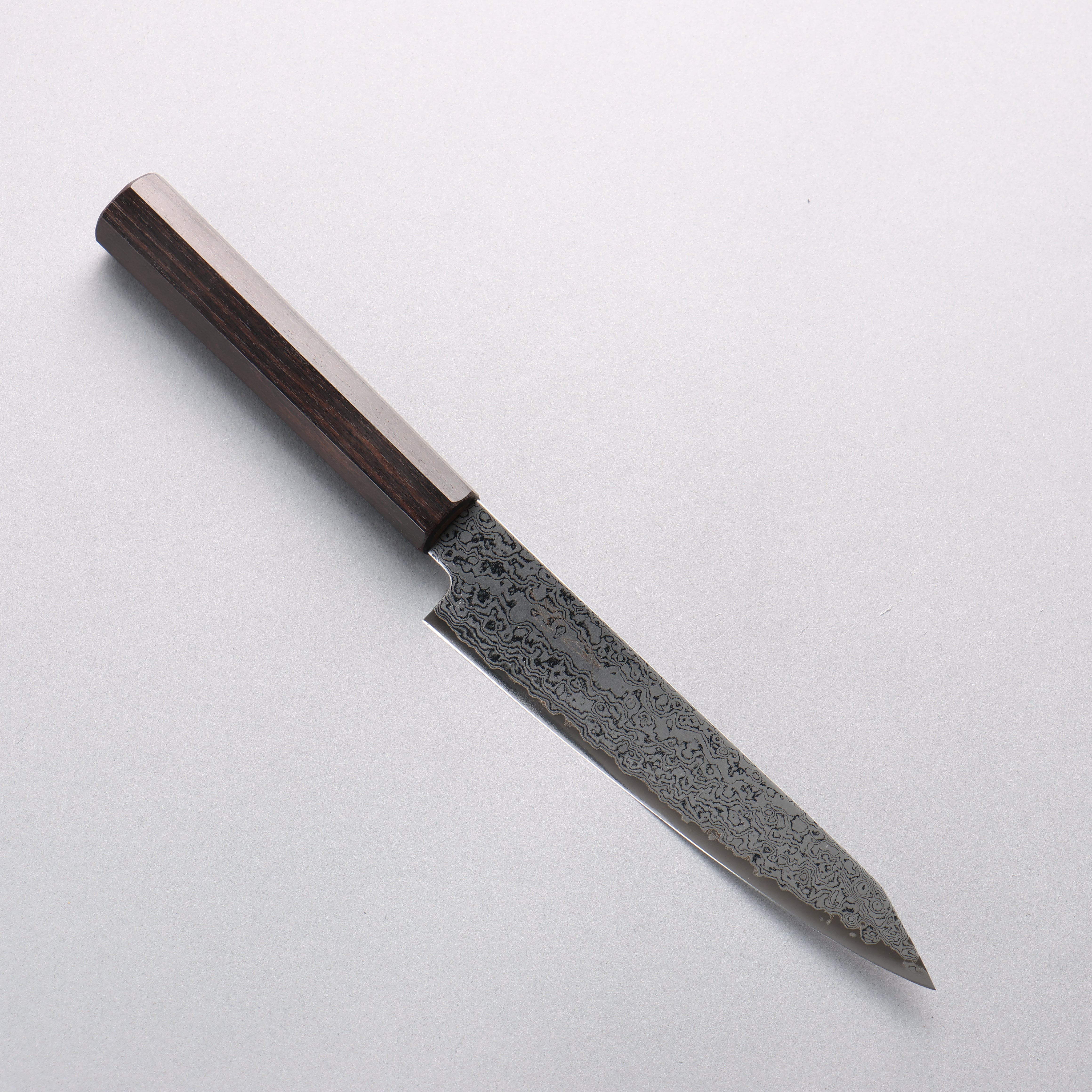 Seisuke VG10 Damascus Kiritsuke Petty-Utility 150mm Ebony Wood Handle - Seisuke Knife